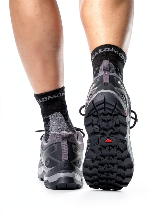 Salomon Womens Hiking Shoes Magnet Black Lightweight Stable-1