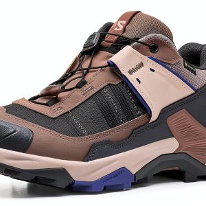 Salomon Mens Trail Running Shoes Synthetic Textile Stability-0