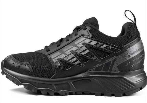 Salomon Womens Hiking Shoes Black Plum Kitten Gull Trail-3