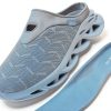 Jakcuz Mens Mules Slip On Breathable Mesh Comfortable Shoes-4