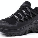 Salomon Trail Running Shoes Black Silver Mens Womens-0