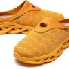 Jakcuz Men Mules Slip On Breathable Mesh Comfortable Shoes-6