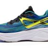 Salomon Mens Running Shoes Synthetic Rubber Blue Ashes-3