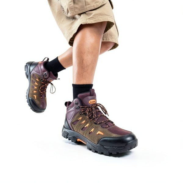 Mens Hiking Boots Synthetic Suede Waterproof-5