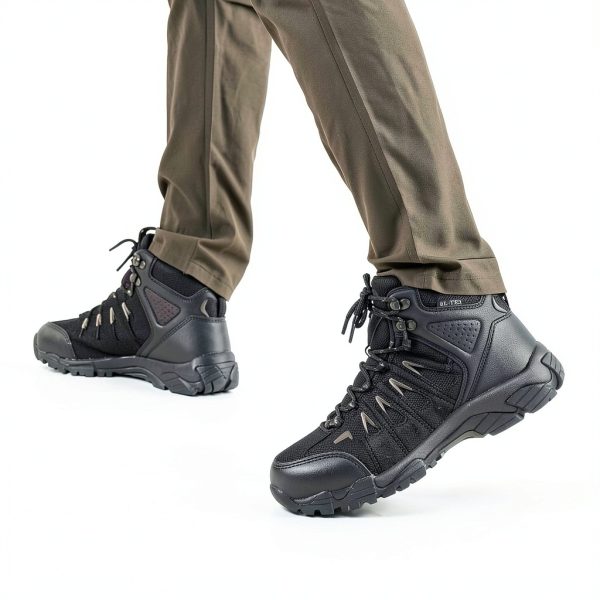 Mens Hiking Boots Waterproof Synthetic Suede-1