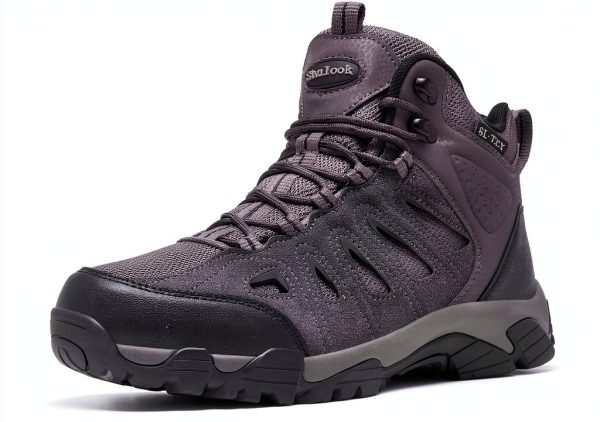 Mens Hiking Boots Synthetic Suede Waterproof-0