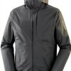 Salomon Men's Waterproof Shell Jacket Deep Black-0