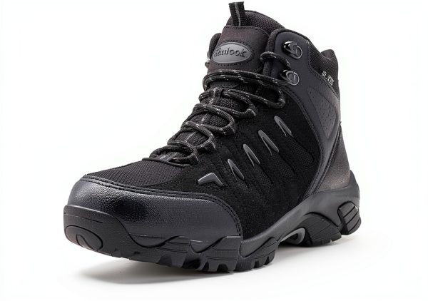 Mens Hiking Boots Waterproof Synthetic Suede-0