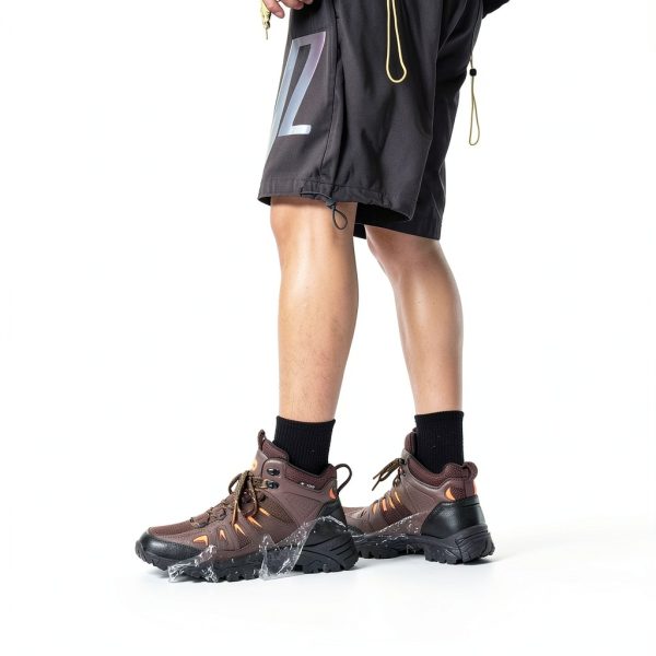 Mens Hiking Boots Synthetic Suede Waterproof-2