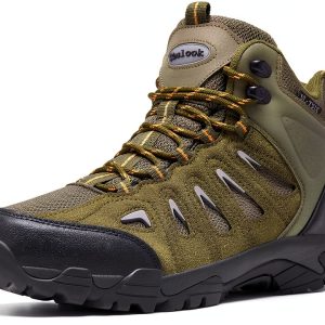 Mens Hiking Boots Synthetic Suede Waterproof-0