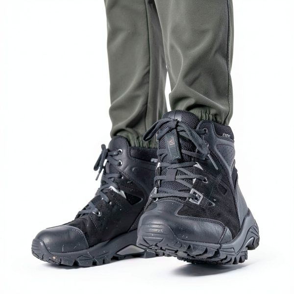 Mens Hiking Boots Waterproof Synthetic Suede-7