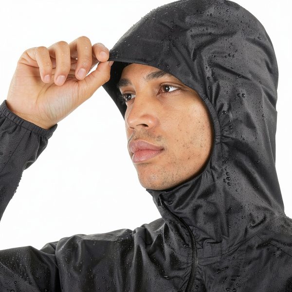 Salomon Men's Waterproof Shell Jacket Deep Black-1