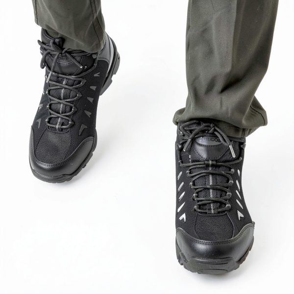 Mens Hiking Boots Waterproof Synthetic Suede-2