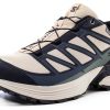 Salomon Trail Running Shoes Cement/Deep Lichen Green/Black Mesh-0