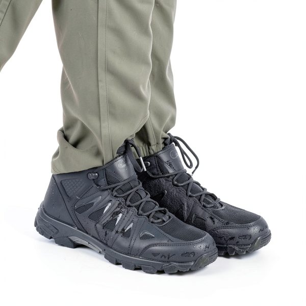 Mens Hiking Boots Waterproof Synthetic Suede-5