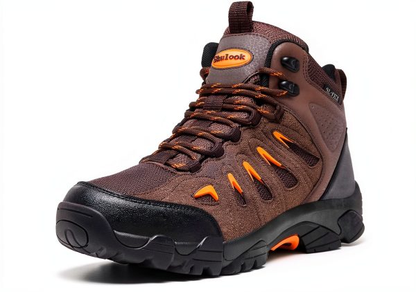 Mens Hiking Boots Synthetic Suede Waterproof-0