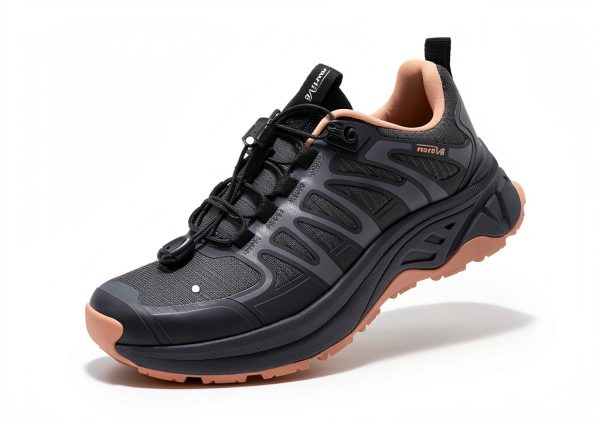Women's Hiking Sneakers NORTIV 8 Lightweight Waterproof Carbon Black-3