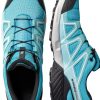 Salomon Speedcross Kids Waterproof Trail Shoes Blue Curacao-6