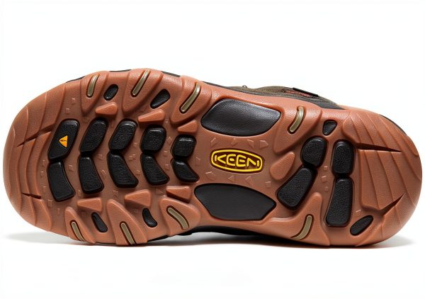 KEEN Men's Hiking Boots 1028306 Black Lemon Curry 8.5‑14 Leather-5