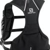 Salomon Hydration Pack Running Vest Black Adjustable Composite Design-5