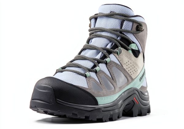 Salomon Women's Backpacking Hiking Boot Quarry/Quiet Shade Size 9-3