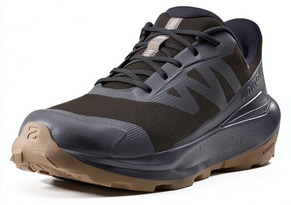 Salomon Elixir Tour Men's Hiking Shoe Black/Asphalt Waterproof Low‑Cut-0