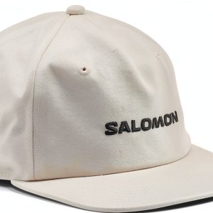 Salomon Whisper White Logo Flat Cap Classic Unisex Small-Medium-0