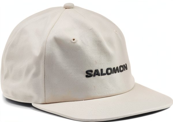 Salomon Whisper White Logo Flat Cap Classic Unisex Small-Medium-0