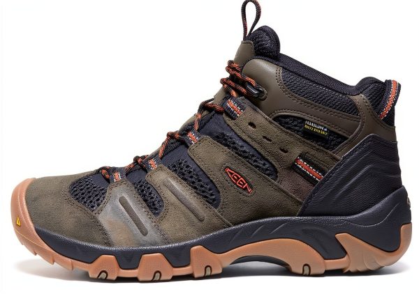 KEEN Men's Hiking Boots 1028306 Black Lemon Curry 8.5‑14 Leather-2