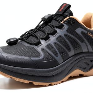Women's Hiking Sneakers NORTIV 8 Lightweight Waterproof Carbon Black-0