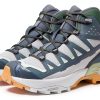 Salomon Hiking Boots Men Gray Violet Turbulence Sea Foam Waterproof-0
