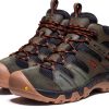 KEEN Men's Hiking Boots 1028306 Black Lemon Curry 8.5‑14 Leather-3