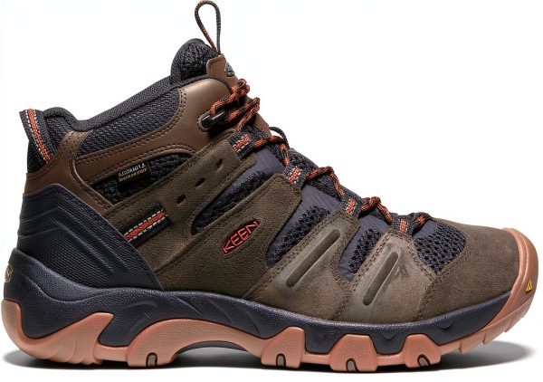 KEEN Men's Hiking Boots 1028306 Black Lemon Curry 8.5‑14 Leather-1