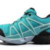 Salomon Speedcross Kids Waterproof Trail Shoes Blue Curacao-5