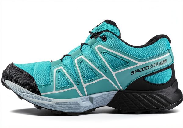 Salomon Speedcross Kids Waterproof Trail Shoes Blue Curacao-5