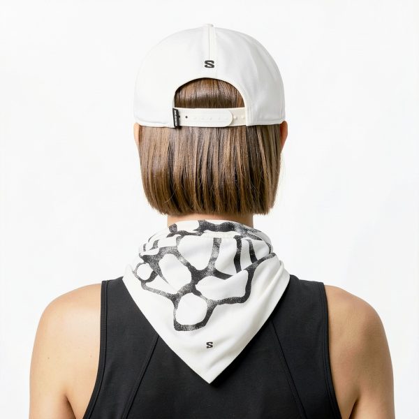 Salomon Whisper White Logo Flat Cap Classic Unisex Small-Medium-4