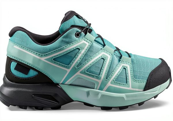 Salomon Speedcross Kids Waterproof Trail Shoes Blue Curacao-1