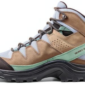 Salomon Women's Backpacking Hiking Boot Quarry/Quiet Shade Size 9-0