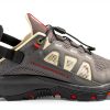 Salomon Women's Techamphibian 5 Sandals Pewter Moth Fiery Red-3