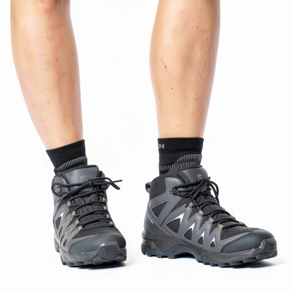 Salomon Womens X Ultra Pioneer Mid GoreTex Hiking Boots-1