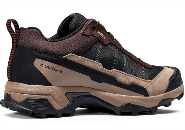 Salomon mens X Ultra 5 Gore-tex Hiking Shoes Chassis Black Coffee-2