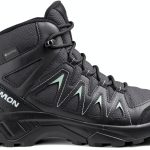 Salomon women's X Ultra Pioneer Mid Gore-Tex Hiking Boots Black Magnet-0