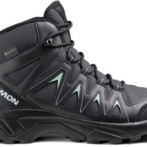 Salomon women's X Ultra Pioneer Mid Gore-Tex Hiking Boots Black Magnet-0
