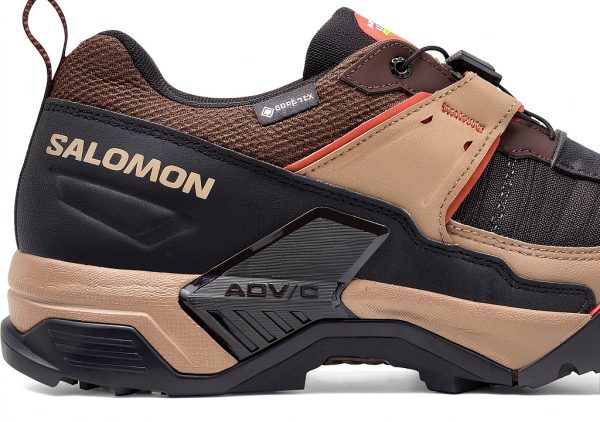 Salomon mens X Ultra 5 Gore-tex Hiking Shoes Chassis Black Coffee-5