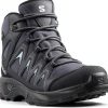 Salomon women's X Ultra Pioneer Mid Gore-Tex Hiking Boots Black Magnet-4