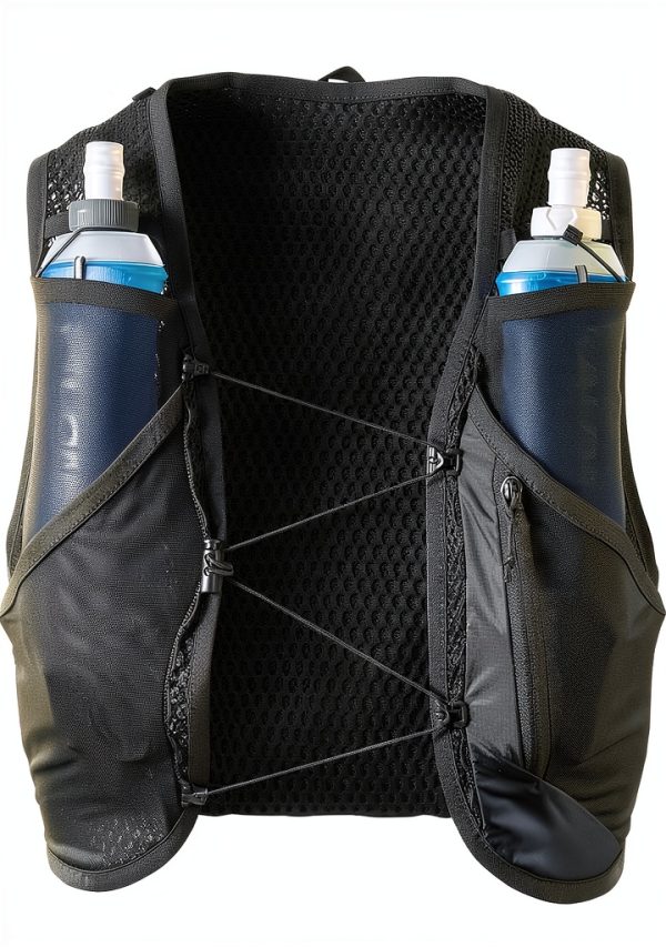 Salomon Active Skin 8 Hydration Vest Unisex Running with 500ml Flasks-0