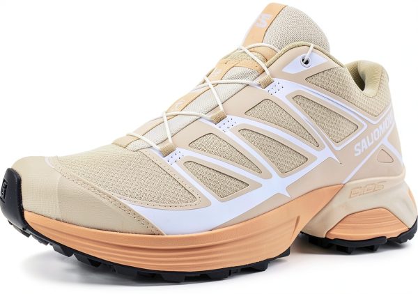 Salomon XT-Pathway Sneakers Women Bleached Sand Hazelnut Hiking Shoes-0