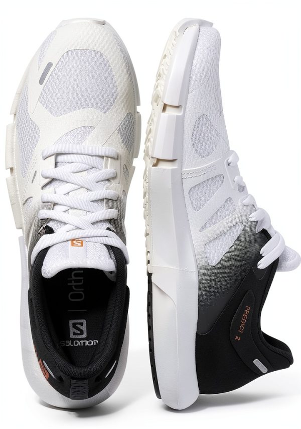 Salomon Women's Predict2 W Trail Running Shoes White/Black Size 10-4