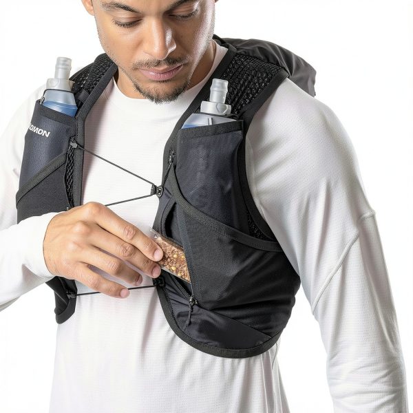 Salomon Active Skin 8 Hydration Vest Unisex Running with 500ml Flasks-6