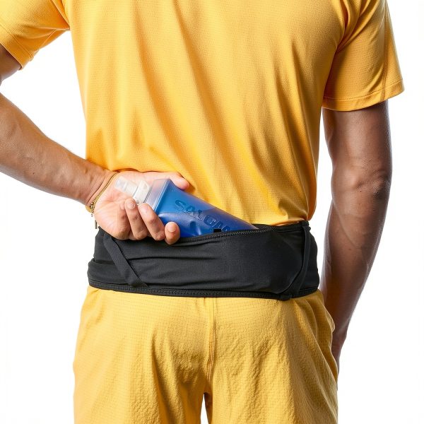 Salomon Running Waist Pack Stretch Belt with Expandable Pockets-7